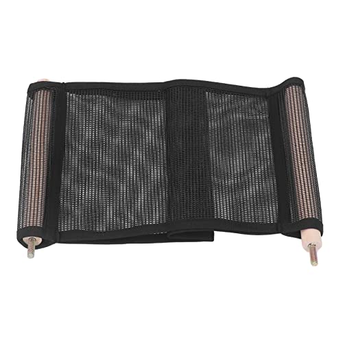 Parrot Wicker Hammock, Double Layer Hamster Mesh Hammock Reduziert die Angst vor kleinen Haustieren Schwarz von Pssopp