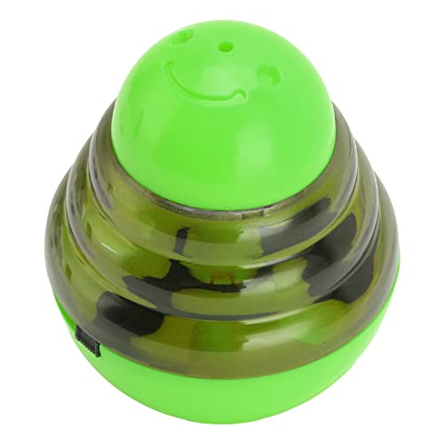 Pet Treat Puzzle Ball, ABS-Material, Verstellbar, Interaktiv, Fördert die Verdauung, Tragbar, Hundeleckerli-Spenderball, Langsame Fütterung für das Training für Katzen (Grün) von Pssopp