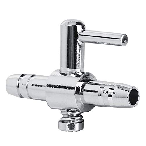 Pssopp 10 -pcs Edelstahl Aquarium Sauerstoffpumpe Luftvolumen Fließeinstellventil Check -Fischschüssel -Zubehör, Splitter, Fließendes Steuerventil, Verteiler von Pssopp