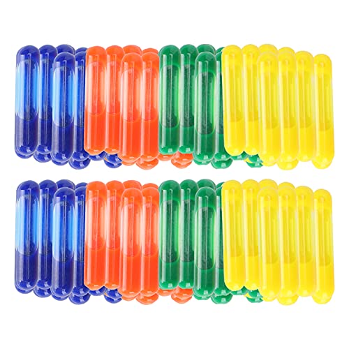 Pssopp 100Pcs Aquarium Tumbler Aquarium Glas Tumbler Bunte Aquarium Glas Hergestellt Tumbler Dekoration für Aquarium Unterwasser Dekoration von Pssopp