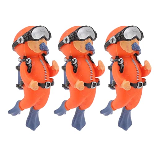 Pssopp 3 Stück Little Diver Aquarium Dekoration Harz Aquarium Taucher Ornamente für Süß und Salzwasser Pssopp 3 Stück Little Diver Aquarium Dekoration Harz Aquarium Taucher Ornamente für Süß und Salzwasser von Pssopp