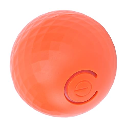 Aktiver Rollball, Wiederaufladbares, Interaktives, Automatisches Hundeballspielzeug, Langeweile Im Freien (ORANGE) von Pssopp