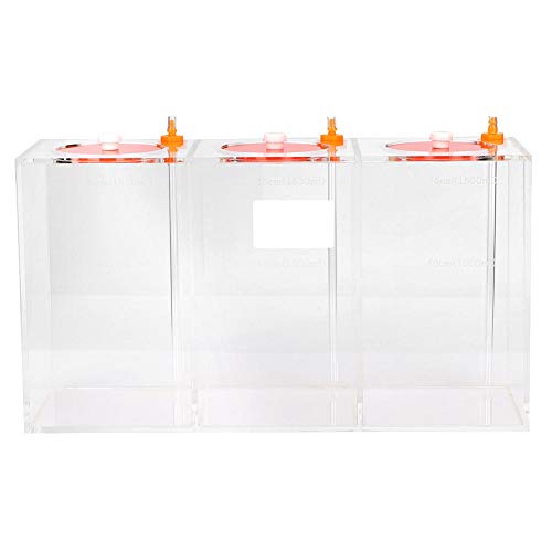 Pssopp Aquarium Acryl Flüssigkeitsvorratsbehälter Transparent Dosierpumpe Barrel Titration Tank mit Skala(DT-45 4.5L) von Pssopp