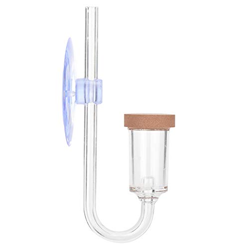 Pssopp Aquarium CO2 Diffusor 2 in 1 mit integriertem Blasenzähler Transparentes Aquarium Kohlendioxid Diffusor für Aquarium Pflanzen Wasser Gras(M) von Pssopp