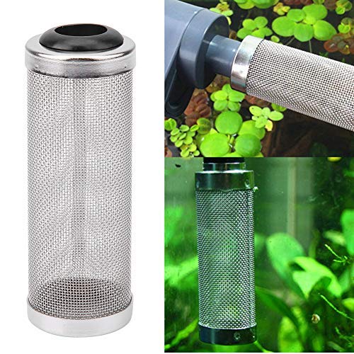 Pssopp Aquarium Filter Guard Edelstahlfilter Schutzstroemungs Fisch Garnelen Sichere Schuetzen Aquarium Fish Shrimp Mesh Net Filter Case Schutzfolie für Fish Tank Aquarium(12mm) von Pssopp