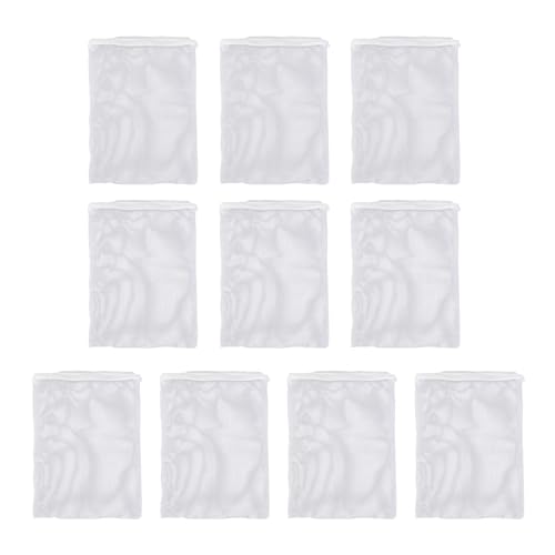 Pssopp Aquarium-Filterbeutel, Nylonmaterial, Aquarium-Filtermedienbeutel, 10 Stück, 35,5 X 45 cm, Reißverschluss-Design, Netzfilterbeutel, Einfach zu Verwendende Filterbeutel für Pssopp Aquarium-Filterbeutel, Nylonmaterial, Aquarium-Filtermedienbeutel, 10 Stück, 35,5 X 45 cm, Reißverschluss-Design, Netzfilterbeutel, Einfach zu Verwendende Filterbeutel für von Pssopp