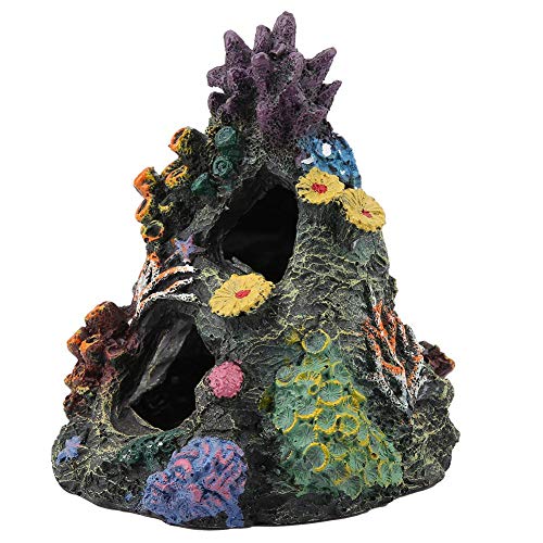 Pssopp Aquarium Deko Höhle Aquarium Harz Höhle Koralle Felsen Berghöhle Ornament Aquarium Ornament Aquarium Dekoration für Garnele Fisch Tank, 18 x 10 x 19 cm Pssopp Aquarium Deko Höhle Aquarium Harz Höhle Koralle Felsen Berghöhle Ornament Aquarium Ornament Aquarium Dekoration für Garnele Fisch Tank, 18 x 10 x 19 cm von Pssopp