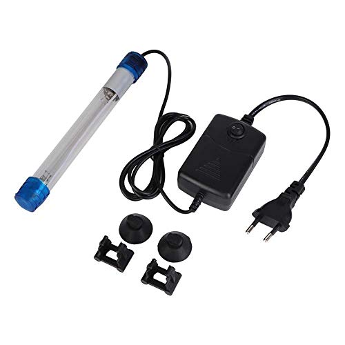 Aquarium UV Sterilisator Licht Wasser Sauber Lampe Tauch UV Licht Algen Bakterien Tötung Lampe für Reinigung von Aquarien Aquarium Pools Fishbowl(5W) von Pssopp