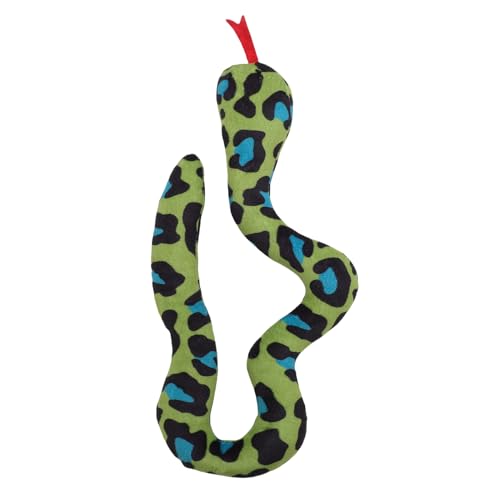 Pssopp Cat Catnip Snake Toy, Plüsch Interaktives Kauenspielzeug mit Katzenminze für Katzenzähne Mahlen und Reinigung (Green) von Pssopp