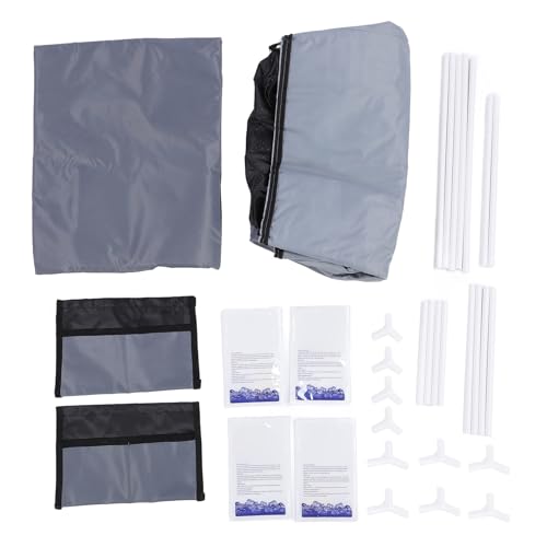 Pssopp Cat Ice Cooling House, Alle Jahreszeiten Im Freien Katzenhaus Eingeschlossen Isoliertes Design Gemütlicher Schutz für Katzen Kätzchen Welpen (Gray) von Pssopp