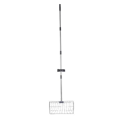Pssopp Chicken Poop Scooper, Große Metallverstellbare Langgangsschaufel -Schaufel Pooper Rake für Farm Chicken Coop Ziegenstand Pssopp Chicken Poop Scooper, Große Metallverstellbare Langgangsschaufel -Schaufel Pooper Rake für Farm Chicken Coop Ziegenstand von Pssopp