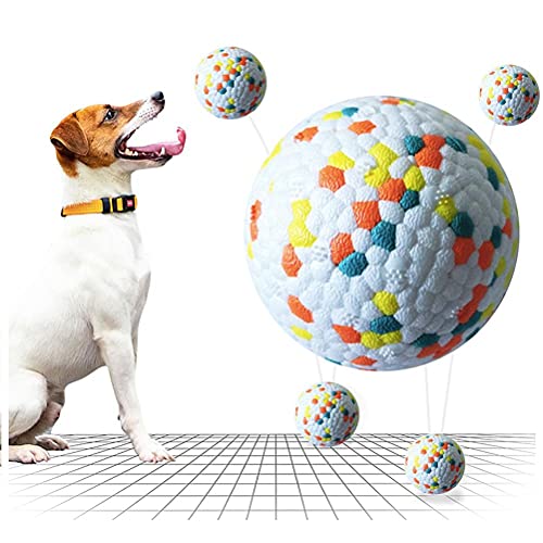 Pssopp ETPU Hundeballspielzeug, Rutschfester Hundefußball, Kaubeständiger Sensorischer Hundeball, Leichter Schwimmender Hundespielball, Massierender Hundebeschichtungsball für Spielzeug Pssopp ETPU Hundeballspielzeug, Rutschfester Hundefußball, Kaubeständiger Sensorischer Hundeball, Leichter Schwimmender Hundespielball, Massierender Hundebeschichtungsball für Spielzeug von Pssopp