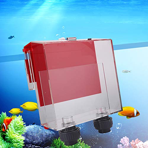 Fdit Aquarium-Überlaufbox Acryl-Selbststart-Aquarium-Überlaufbox Aquarium-Siphon-Einlass-Überlaufbox ohne Strom für Aquarium-Aquarium von Pssopp