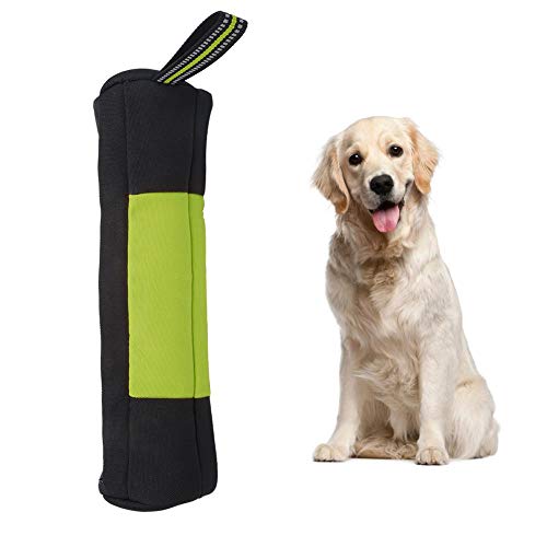 Pssopp Futterbeutel für Hunde Futterdummy Snack Dummy Oxford Stoff Robuster Trainingsdummy für Leckerlies(L-grün) von Pssopp