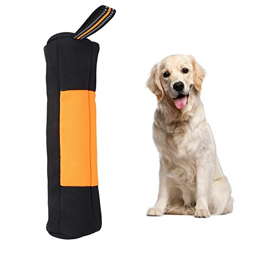 Pssopp Futterbeutel für Hunde Futterdummy Snack Dummy Oxford Stoff Robuster Trainingsdummy für Leckerlies(XL-orange) von Pssopp