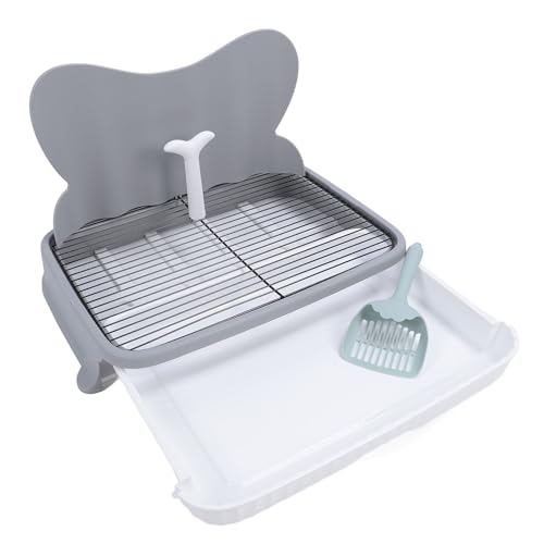Pssopp Hundetrainingstoilette, Leicht zu Reinigen, kein Auslaufen, Hundetöpfchen mit Anti-Spritzwand für Große Welpen und Katzen Pssopp Hundetrainingstoilette, Leicht zu Reinigen, kein Auslaufen, Hundetöpfchen mit Anti-Spritzwand für Große Welpen und Katzen von Pssopp