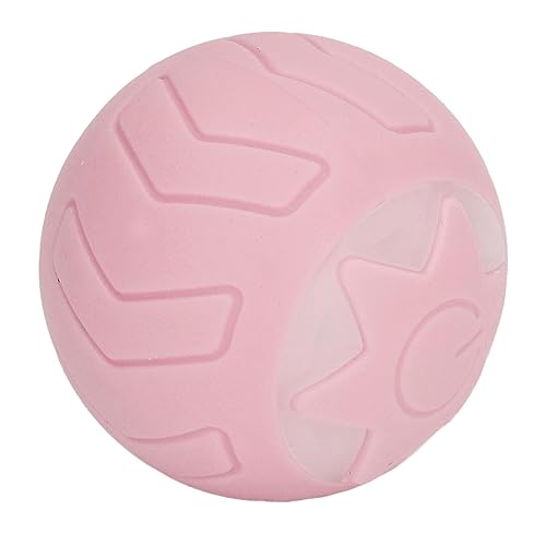 Pssopp Katzenspielzeugball, Wiederaufladbarer ABS- und Silikon-Breitanwendungs-Smart-Katzenspielzeugball für die Zoohandlung (Rosa) von Pssopp
