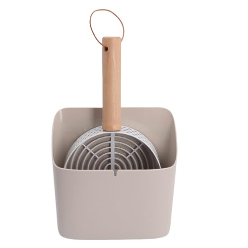 Pssopp Katzenstreu Scoop Kit, Ergonomische Abnehmbare Griff Kitty Poop Scooper mit Halter Basisbesen und Staubpan für Katze Pssopp Katzenstreu Scoop Kit, Ergonomische Abnehmbare Griff Kitty Poop Scooper mit Halter Basisbesen und Staubpan für Katze von Pssopp