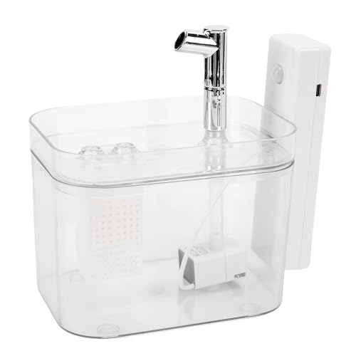 Pssopp Katzenwasserbrunnen, Batteriebetriebene 1,5 -l -Kapazität Automatisch Haustier Wasserspender Trinkbrunnen für Katzen Hunde Mehrere Haustiere Pssopp Katzenwasserbrunnen, Batteriebetriebene 1,5 -l -Kapazität Automatisch Haustier Wasserspender Trinkbrunnen für Katzen Hunde Mehrere Haustiere von Pssopp