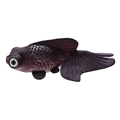 Pssopp Künstliche Fische Silikon Fische Silikon Goldfisch Betta Fisch Lebensechte Künstliche Fische Ornament Schwimmende Fische Aquarium Dekoration Künstliche Bunte Fische (Brauner Goldfisch) von Pssopp