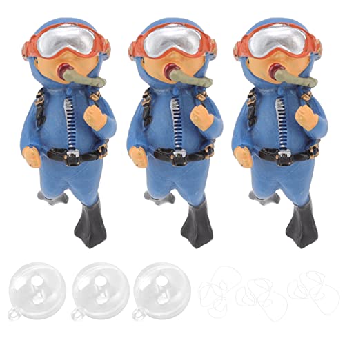 Pssopp Little Diver Aquarium Dekoration, Blau Little Diver Aquarium Dekoration Kleine Cartoon Aquarium Ornament und Spielzeug für alle Arten von Fischen und Aquarien Schwimmbecken Pssopp Little Diver Aquarium Dekoration, Blau Little Diver Aquarium Dekoration Kleine Cartoon Aquarium Ornament und Spielzeug für alle Arten von Fischen und Aquarien Schwimmbecken von Pssopp