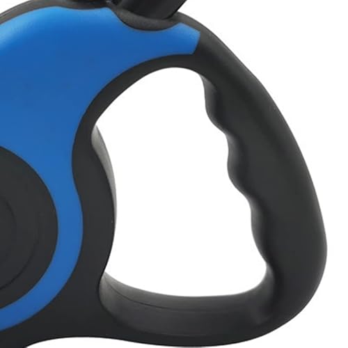 Pssopp Pet Walking -Leine Einziehbare Haustierleine mit Großer Knopfsteuerung, Bequemer Griff für Hunde Katzen Kaninchen, Haustier Walking -Leine (Blue) von Pssopp