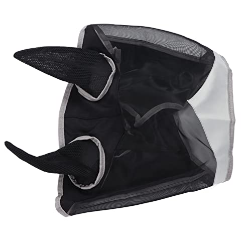 Pferdegesichtsbedeckung, Elastische Pferdenetzmaske für Pferd Zum Ohrenschutz (M) von Pssopp