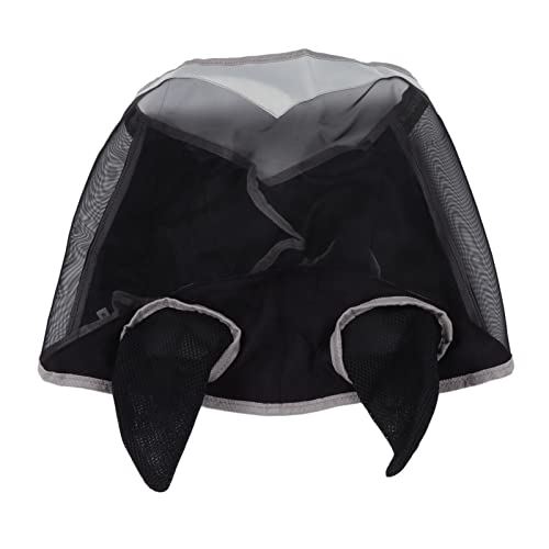Pssopp Pferdegesichtsbedeckung, Elastische Pferdenetzmaske für Pferd Zum Ohrenschutz (S) von Pssopp