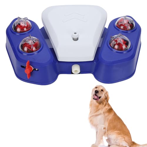Pssopp Pfoten Aktivierte Haustier -Trinkbrunnen, Trinken von Haustierspender mit Interaktivem Klauenfußventil für Große oder Kleine Hunde (Blue) von Pssopp