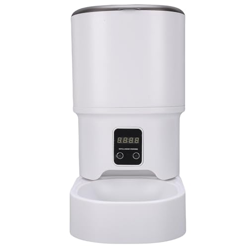 Pssopp Smart Pet Feeder, Automatische WiFi -App Kontrollierte Wasserbrunnen -Lebensmittelspender mit Fernüberwachung für Katzen und Hunde von Pssopp