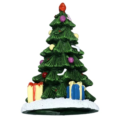 Pssopp Weihnachts-Aquarium-Dekoration, Kreatives Harz-Oranment-Aquarium-Dekor-Set mit Mehreren Anwendungen für Heim-, Büro- und Innendekorationen (Weihnachtsbaum) von Pssopp