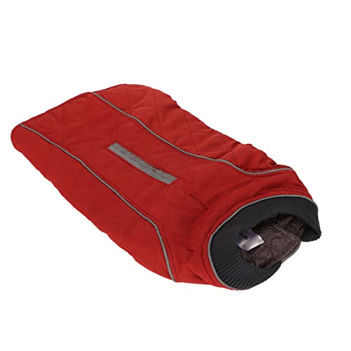 Pssopp Winterjacke für Hunde, Schützt das Haar, Hautfreundliche, Reflektierende, Lose Hundemäntel für Kaltes Wetter für Mittelgroße Hunde (XS) von Pssopp