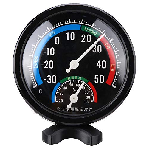 Reptilien Thermometer Hygrometer 2 in 1 Reptilien Terrarien Temperatur Hygrometer Messuhren Reptilien Thermometer für Lizard Tortoise Spider von Pssopp