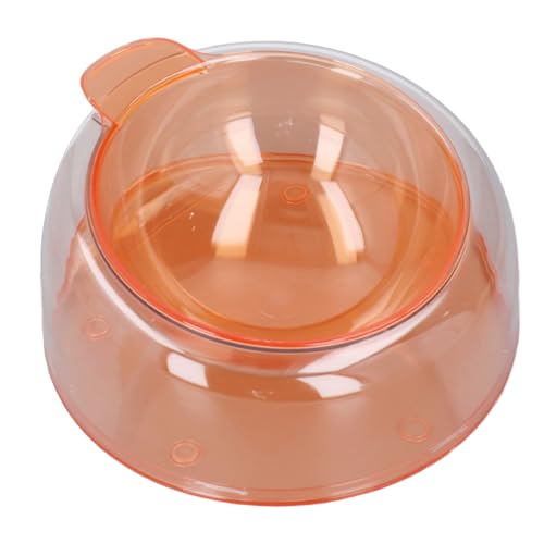 Pssopp Schräger Futternapf für Katzen, 500 Ml Fassungsvermögen, Transparentes Design, Futternapf für Hunde, 15-Grad-Neigungsdesign, Erhöhter Futternapf für Katzen, Leicht zu Reinigen, von Pssopp