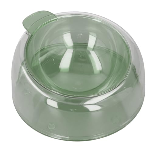 Pssopp Schräger Futternapf für Katzen, 500 Ml Fassungsvermögen, Transparentes Design, Futternapf für Hunde, 15-Grad-Neigungsdesign, Erhöhter Futternapf für Katzen, Leicht zu Reinigen, von Pssopp