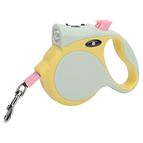 Starkes Nylonband Automatische Teleskop -Traktor -Hundeband -Leine -Leine -Leine -Klebeband, Einziehbarer Hund Leine Automatische Teleskop -Traktor -Hundeband für Schnelle (Green) von Pssopp