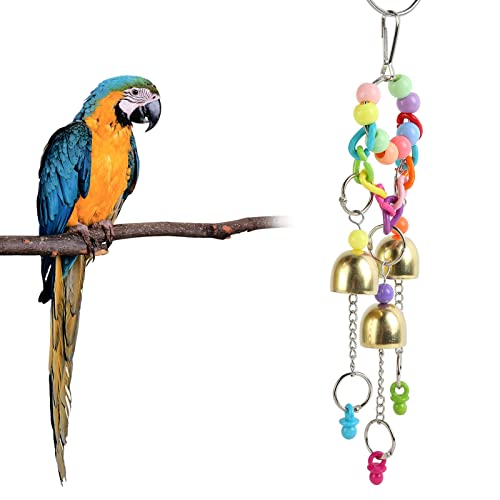 Pssopp Vogel Glocken Spielzeug Vogel Wellensittich Sittich Spielzeug hängendes Vogel Glocken Spielzeug Vogel hängendes Windspiel Spielzeug Käfig hängendes Spielzeug für Wellensittich Nymphensittiche Pssopp Vogel Glocken Spielzeug Vogel Wellensittich Sittich Spielzeug hängendes Vogel Glocken Spielzeug Vogel hängendes Windspiel Spielzeug Käfig hängendes Spielzeug für Wellensittich Nymphensittiche von Pssopp
