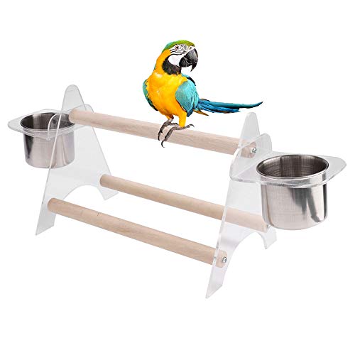 Vogel Sitzstange Papagei Spielplatz Vogelspielplatz Vögel Futternapf mit Speisen Feeder für Papagei Ara African Greys Wellensittiche Sittiche Nymphensittiche Vogel Sitzstange Papagei Spielplatz Vogelspielplatz Vögel Futternapf mit Speisen Feeder für Papagei Ara African Greys Wellensittiche Sittiche Nymphensittiche von Pssopp