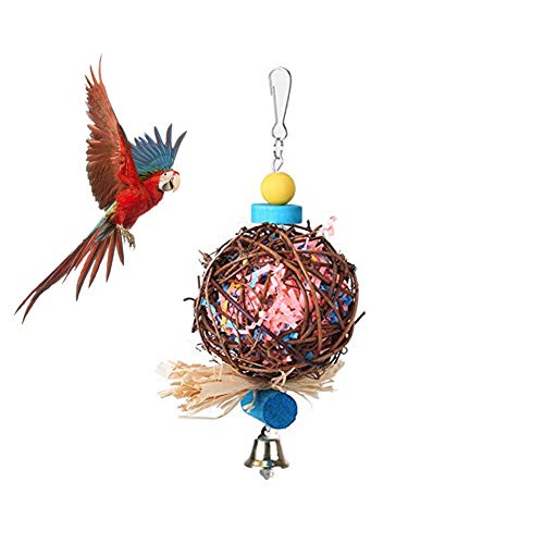 Pssopp Vogelspielzeug Papageienspielzeug Bunten Vogelspielzeug Vögel Spielzeug Natürliche Rattan Ball Bird Toys Vogel Papagei Schaukel Spielzeug für Papagei Wellensittich Sittich Nymphensittich Conure Pssopp Vogelspielzeug Papageienspielzeug Bunten Vogelspielzeug Vögel Spielzeug Natürliche Rattan Ball Bird Toys Vogel Papagei Schaukel Spielzeug für Papagei Wellensittich Sittich Nymphensittich Conure von Pssopp