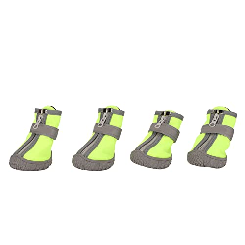 Warmer Hundestiefel, Weiche Sohle, Reißverschluss-Design, wasserdichte Hundeschuhe, Reflektierende Klettbefestigung für den Außenbereich (2#) von Pssopp