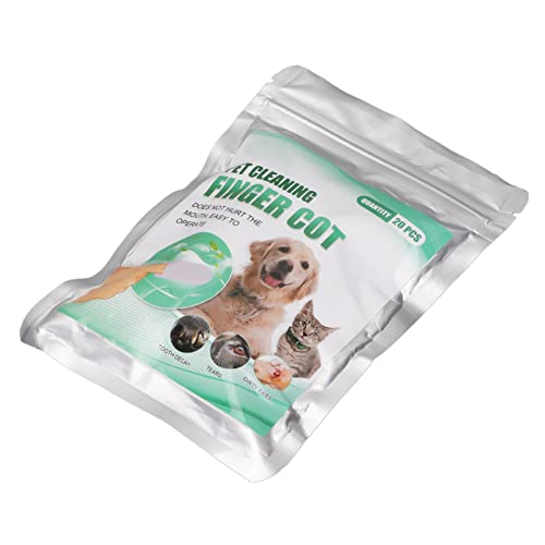 Zahnpflege-Fingertücher, reduziert Plaque, Mundreinigung, Zahnpads, sicher für Hunde von Pssopp