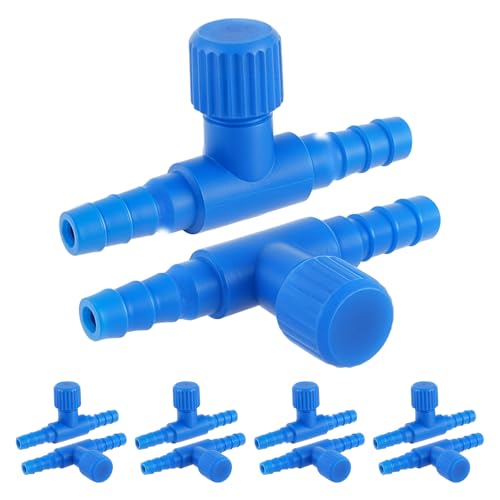 Psyqtsuary Aquarium Luftschlauch Ventil, 10 Stück Kunststoff Luftstromregler Für 5 Mm ID-Luftschläuche Einstellbar Aquarium Luftpumpe Zubehör Blau Luftpumpe Zubehör Aquarium Luftausströmer Zubehör Psyqtsuary Aquarium Luftschlauch Ventil, 10 Stück Kunststoff Luftstromregler Für 5 Mm ID-Luftschläuche Einstellbar Aquarium Luftpumpe Zubehör Blau Luftpumpe Zubehör Aquarium Luftausströmer Zubehör von Psyqtsuary