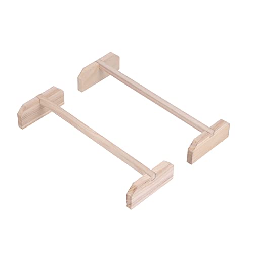 2 Set Hühnersitzstange Aus Holz Sitzstange Kükenständer-Trainingstangen Küken Ständer Training Sitzstange Holz-Huhn-Roosting-Bars für Unterhaltung Für Hühner, Hahn, Große Papageien von Psytfei