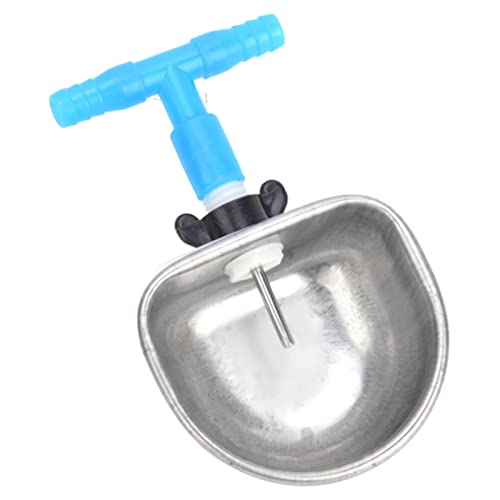 Psytfei 10 Sets Kaninchentränke aus Edelstahl, Trinkwassernapf, Fütterungszubehör Für Marder-Fuchs-Kaninchen, 6,6 X 2,9 cm(One-Piece Tee Connector) von Psytfei