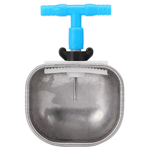 Psytfei 5 Stücke Edelstahl Kaninchen Automatische Trinker Nippel Geflügel Trinkschale Tränken Tiere Trinker Nippel Farm Zubehör(L) von Psytfei