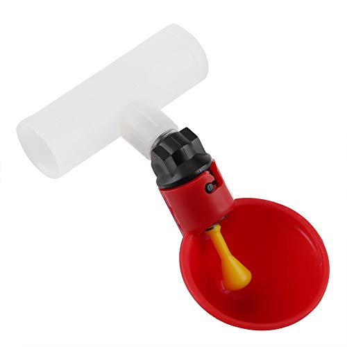 Psytfei Automatische Kükentränke, Geflügel, Hühnertränke, Kunststoff-Futternapf, Spender, Trinkwerkzeug Für Geschäft, Bauernhof, Zuhause(20mm / 0.7in) von Psytfei