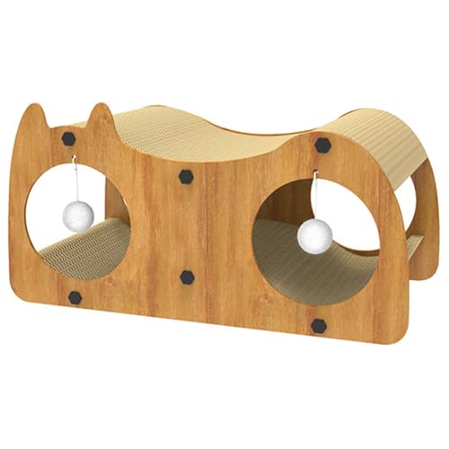 Ptdfjspt Katzenkratzbrett, Verschleißfest und Kratzfest, Katzentunnelspielzeug, Maomi-Haustierspielzeug Ptdfjspt Katzenkratzbrett, Verschleißfest und Kratzfest, Katzentunnelspielzeug, Maomi-Haustierspielzeug von Ptdfjspt