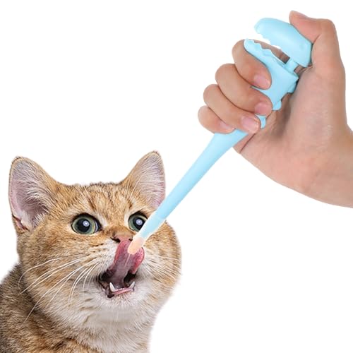Ptwola Pet Piller Tablet Feeder Pet Soft Tip Fütterungsspender Shooter Werkzeug Medikamententabletten Kapsel Kunststoff Silikon Kolben Schieber Blau Fütterung Zubehör für Katzen Hunde Kleintiere Ptwola Pet Piller Tablet Feeder Pet Soft Tip Fütterungsspender Shooter Werkzeug Medikamententabletten Kapsel Kunststoff Silikon Kolben Schieber Blau Fütterung Zubehör für Katzen Hunde Kleintiere von Ptwola