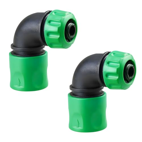 Puasok 2 Stück Schlauchverbinder, Gartenschlauch verbinder 1/2 Zoll, 90-Grad-Gartenschlauch-Adapter für Gartenbewässerung,Bewässerung, Autowäsche Puasok 2 Stück Schlauchverbinder, Gartenschlauch verbinder 1/2 Zoll, 90-Grad-Gartenschlauch-Adapter für Gartenbewässerung,Bewässerung, Autowäsche von Puasok