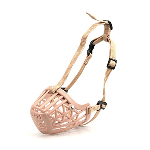 Hundemaulkörbe verhindern das Beißen weicher Korb, Hundemaulkorb, um Kauen und Bellen zu verhindern, atmungsaktiv, verstellbare Gurte für Haustierwelpen, große Hunde (XS, Rosa) Hundemaulkörbe verhindern das Beißen weicher Korb, Hundemaulkorb, um Kauen und Bellen zu verhindern, atmungsaktiv, verstellbare Gurte für Haustierwelpen, große Hunde (XS, Rosa) von Pubiao